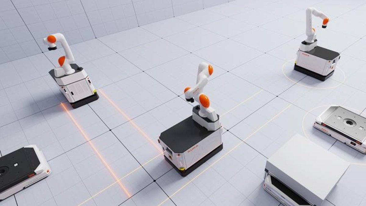 Transforming Modern Industry with KUKA Autonomous Mobile Robotics (AMR)