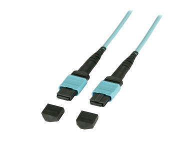 10m MPO Fibre Optic Cable, 50/125µm OM3, Method A