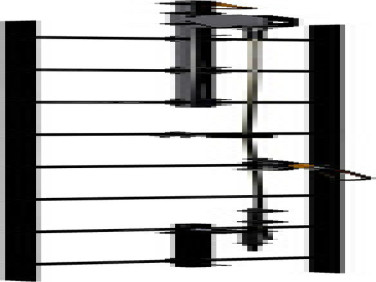 3M DBI-SALA 6116633 Lad-Saf Vertical Cable Safety System Bracketry, Galvanized Top and Bottom Bracket with Hardware, 4 User Max Capacity