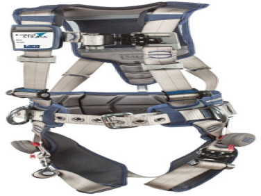 3M DBI Sala ExoFit STRATA Construction Style Harness, Back and Side D-Rings, Tri-Lock Revolver Buckles, Waist Pad and Belt
