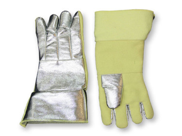 Chicago Protective Apparel High Temperature 18" Aluminized Para Aramid Blend Glove | Mfg# 238-AKV-KV