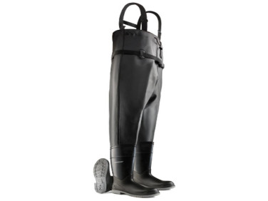 Dunlop Onguard Chest Waders Steel Toe with Cleated Outsole | Mfg# 86067