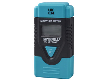 faithfull Damp & Moisture Meter with LCD Display