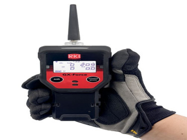 RKI 72-FAAA10 GX-Force Personal Gas Detector with Sample Draw Pump - LEL, O2, CO, H2S, With Probe and 10' Line
