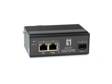 IGP-0310, 3-Port Industrial Gigabit PoE PSE/PD Switch,802.3at PoE, 30W