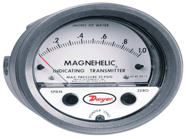 Dwyer 605 Series Magnehelic Indicating Pressure Transmitters